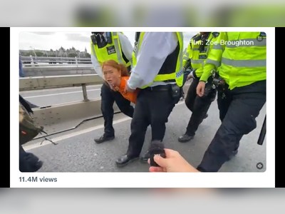 Suffolk protester's arrest viewed more than 11 million times